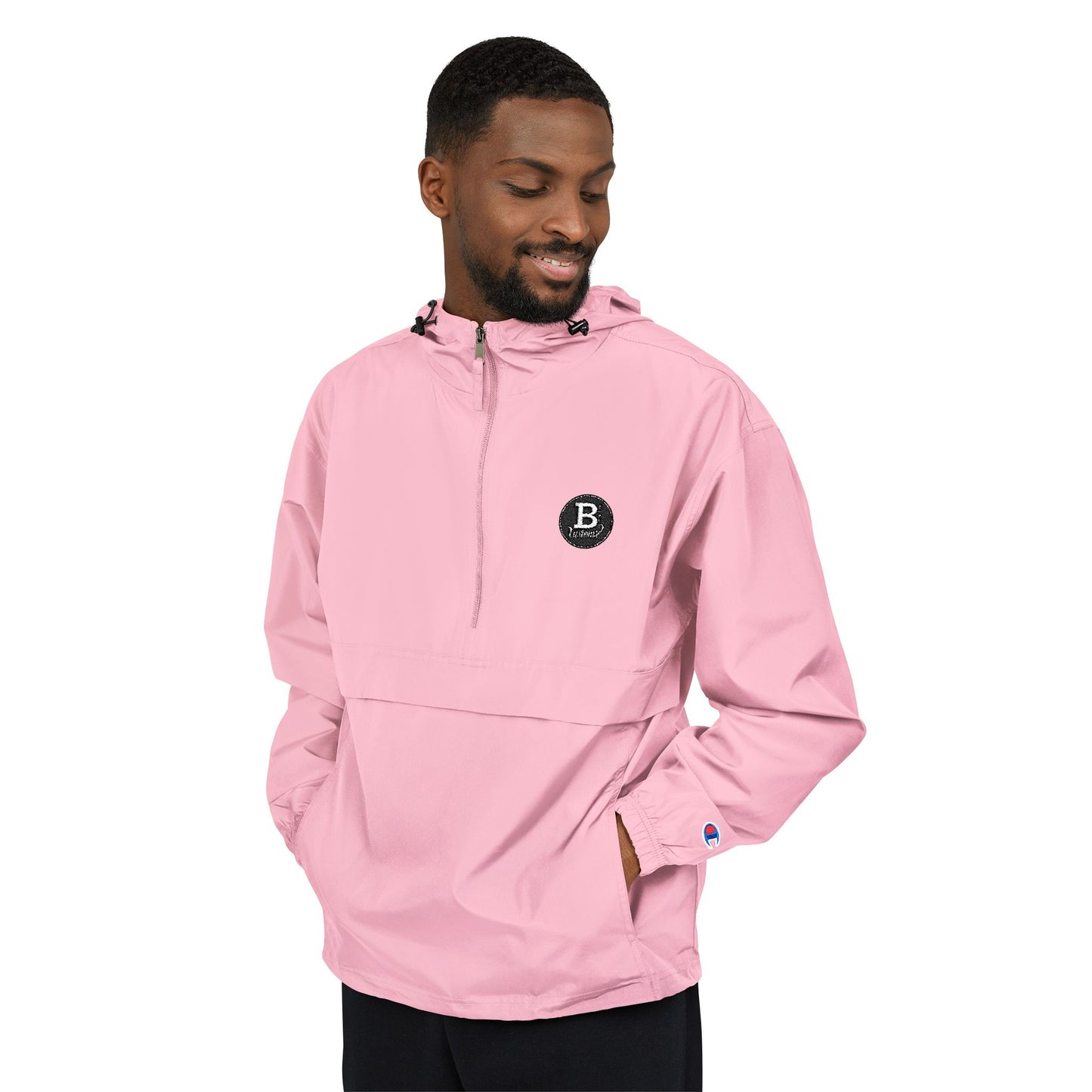 BTerry Champion Packable Anorak Jacket - Embroidered OG Logo