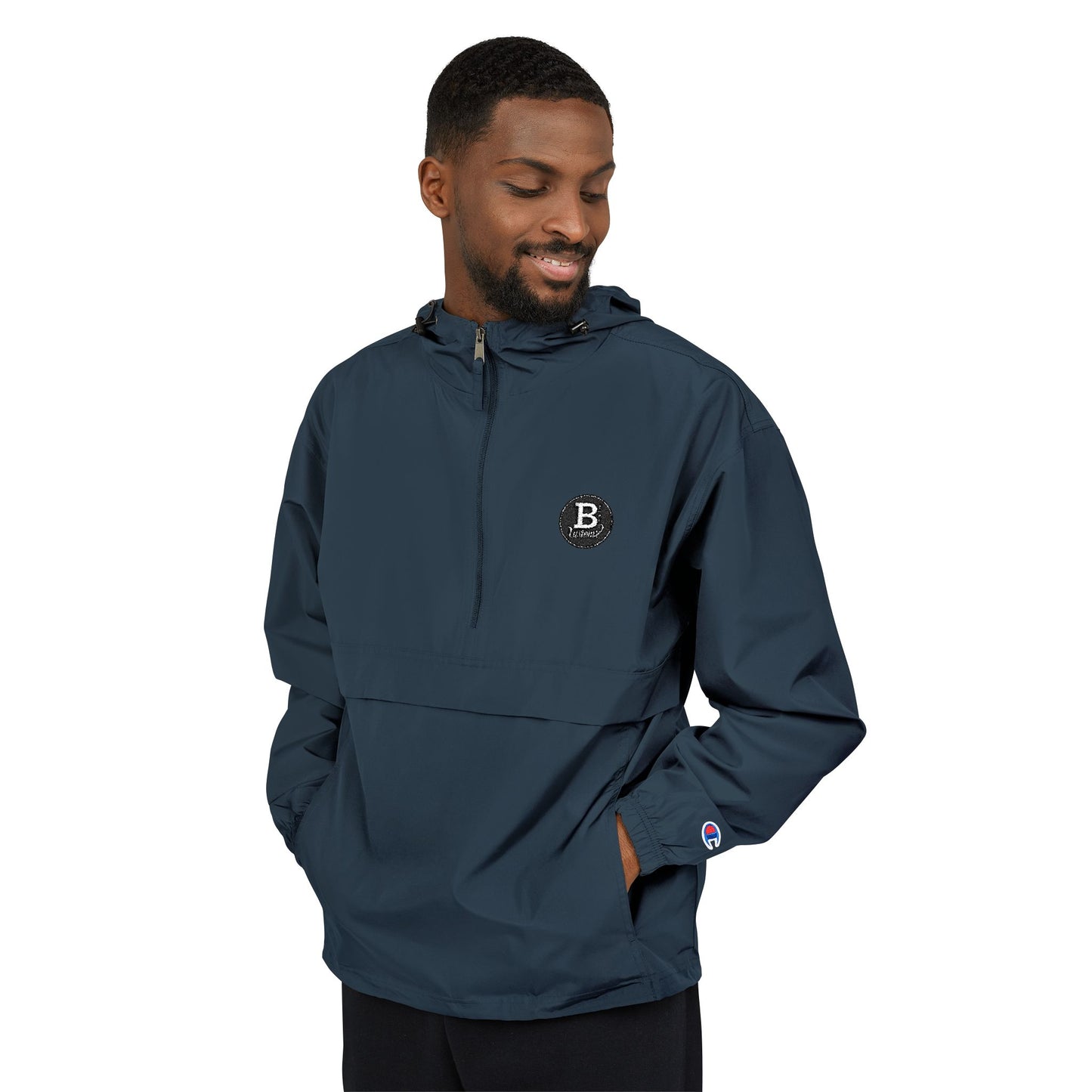BTerry Champion Packable Anorak Jacket - Embroidered OG Logo