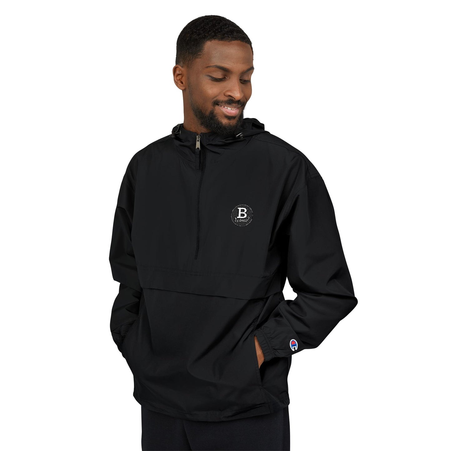 BTerry Champion Packable Anorak Jacket - Embroidered OG Logo