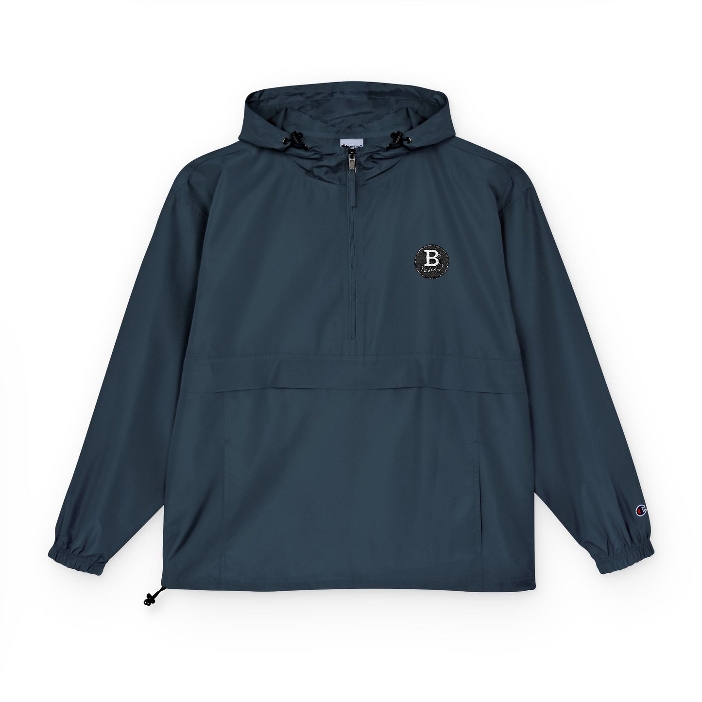 BTerry Champion Packable Anorak Jacket - Embroidered OG Logo