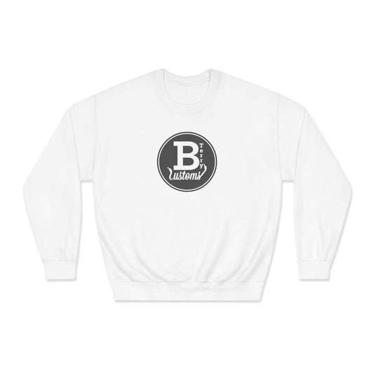 BTerry Customs Center Logo Crewneck Sweatshirt - Original Grey Style Logo