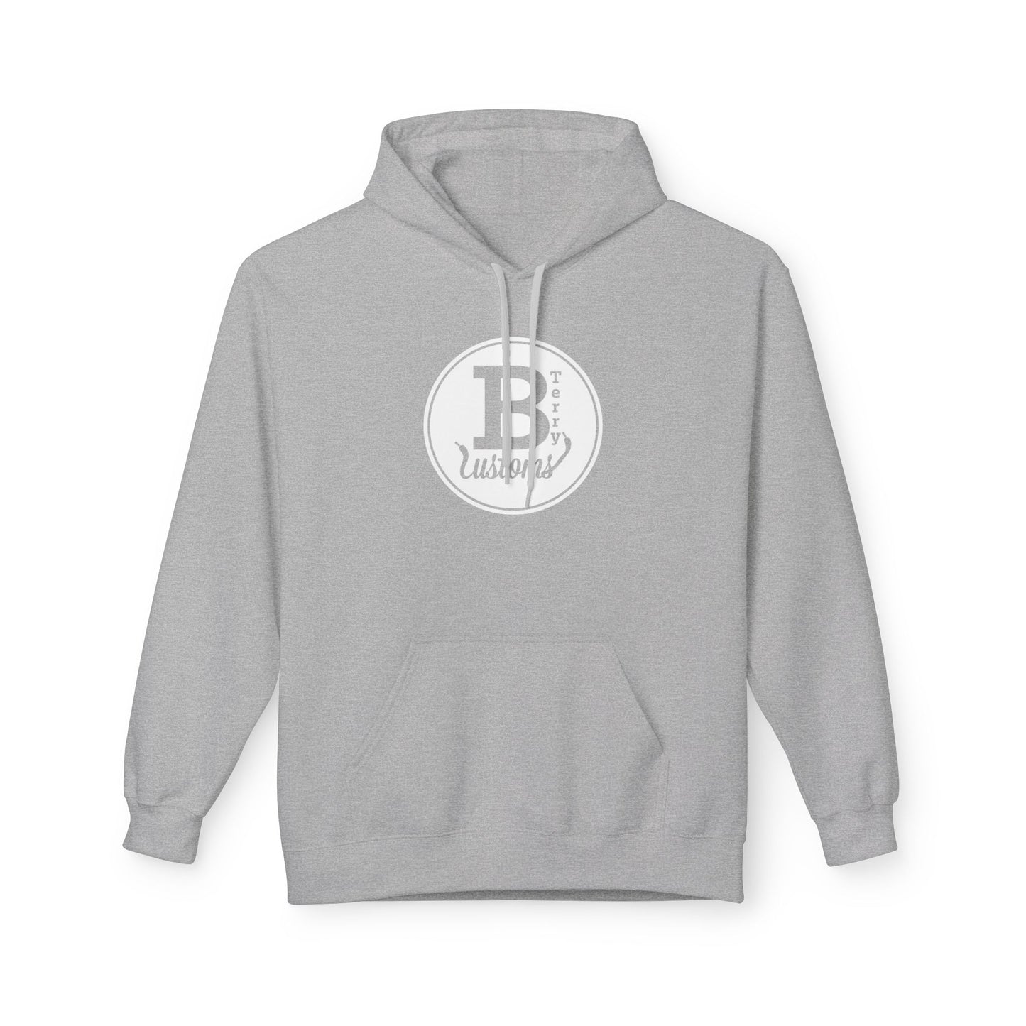 BTerry Customs Center Logo Hooded Sweatshirt - White Style Logo