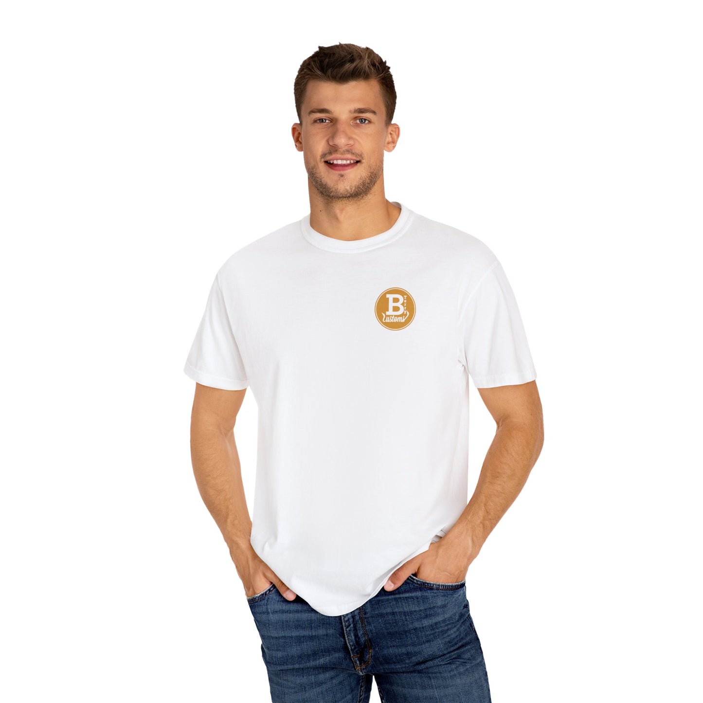 BTerry / Pittsburgh Comfort Colors T-Shirt - Yellow Logo + Back