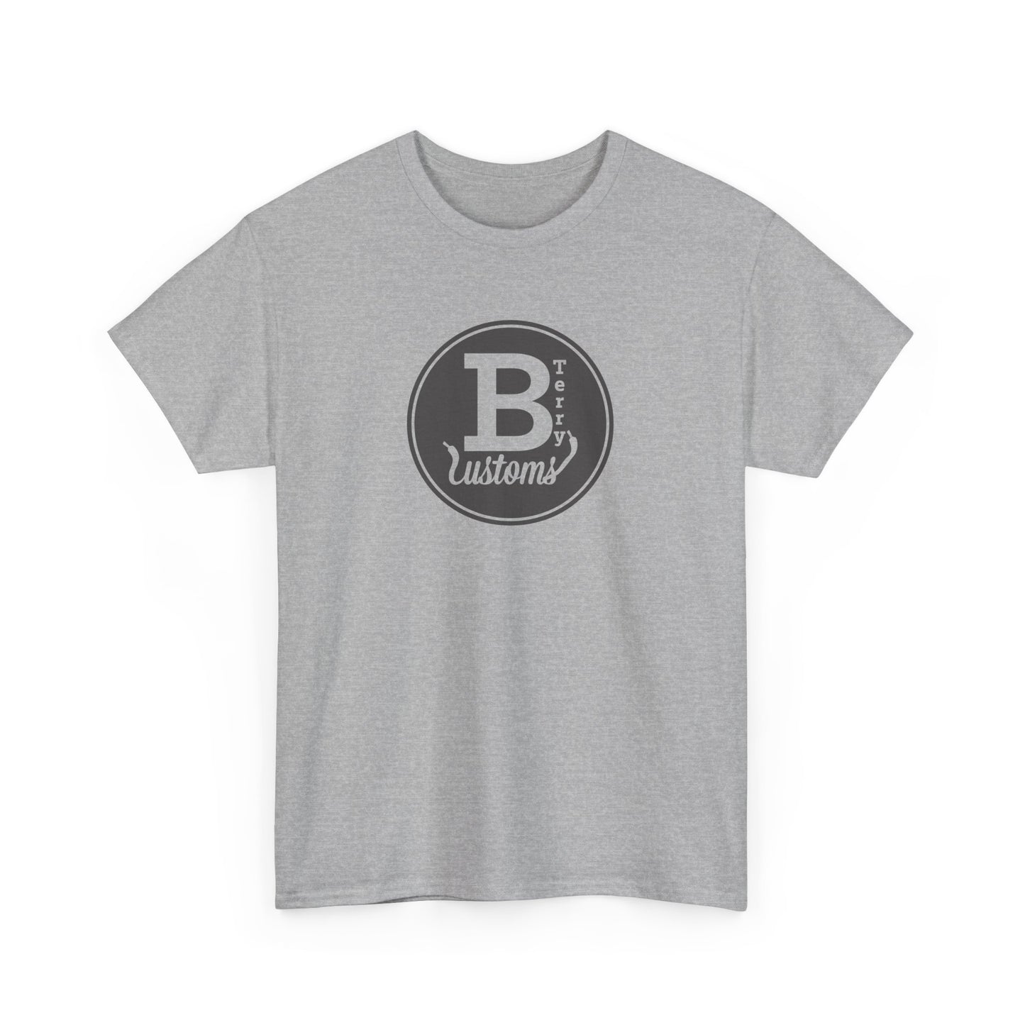 BTerry Customs Center Logo T-Shirt - Original Grey Style Logo