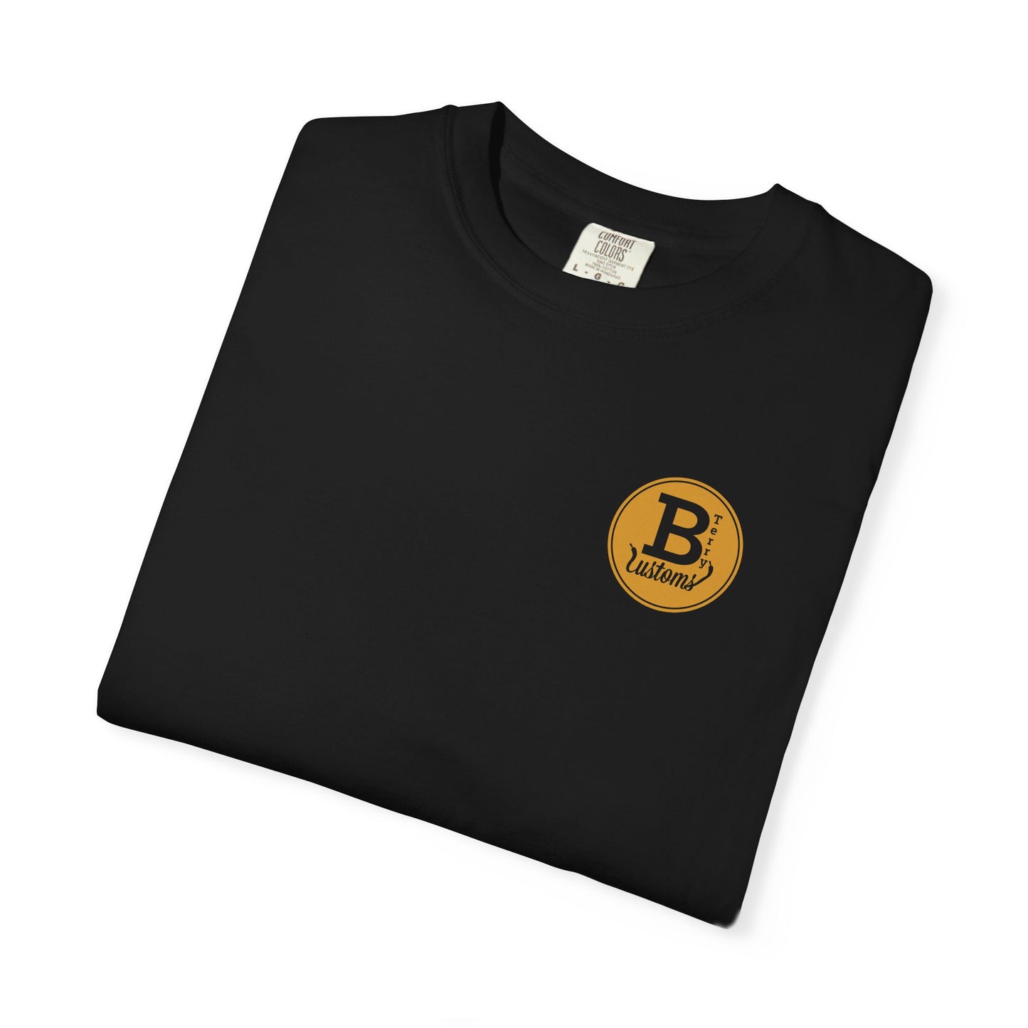 BTerry / Pittsburgh Comfort Colors T-Shirt - Yellow Logo + Back