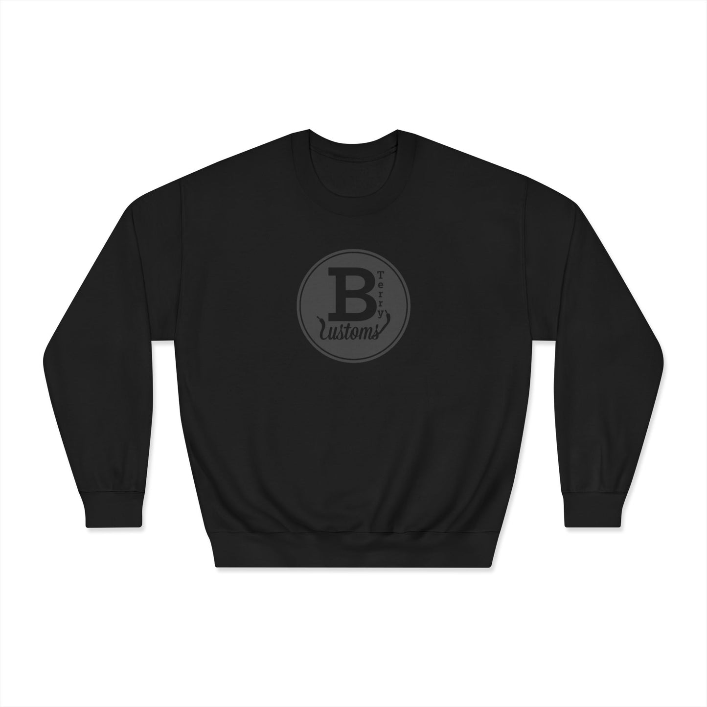 BTerry Customs Center Logo Crewneck Sweatshirt - Original Grey Style Logo