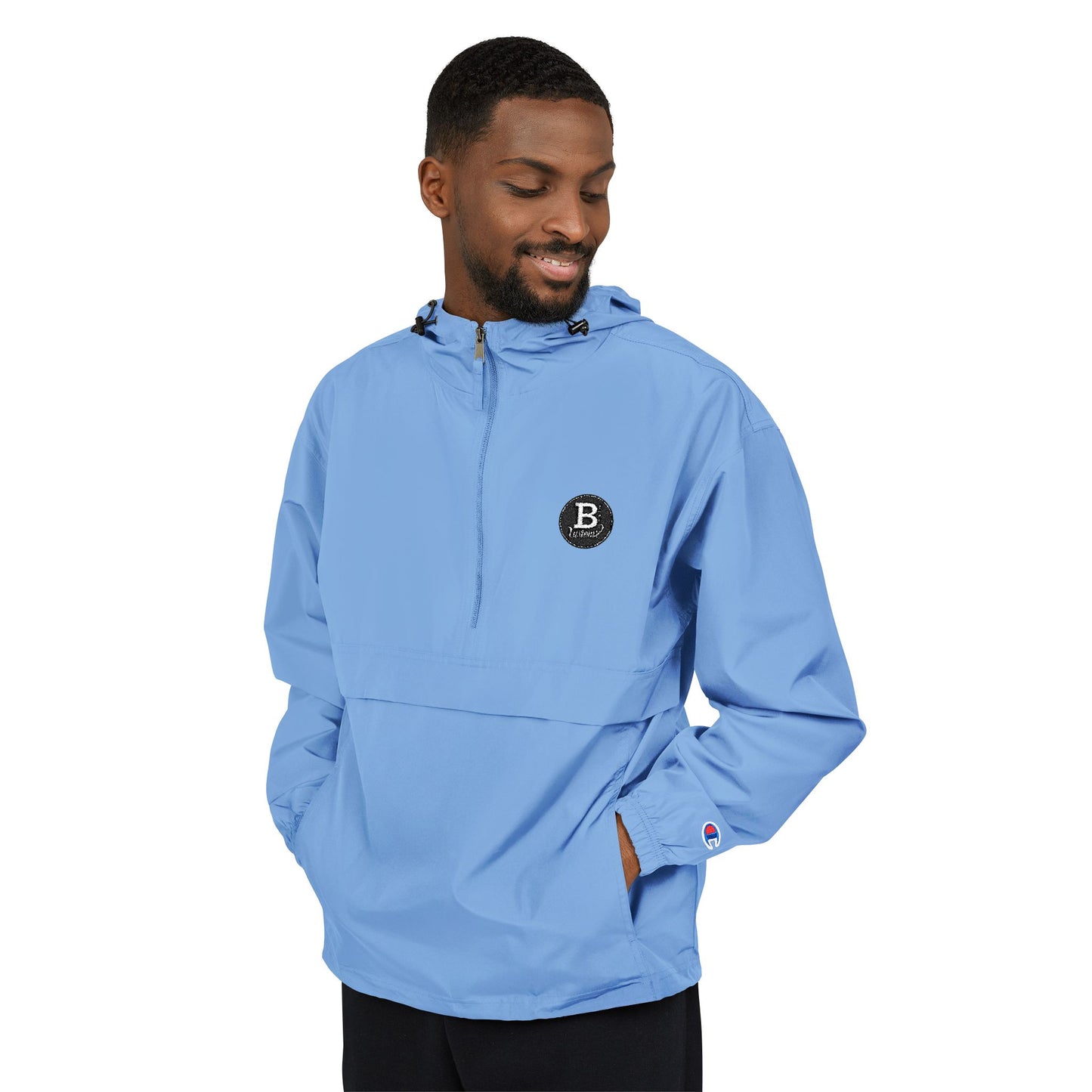 BTerry Champion Packable Anorak Jacket - Embroidered OG Logo