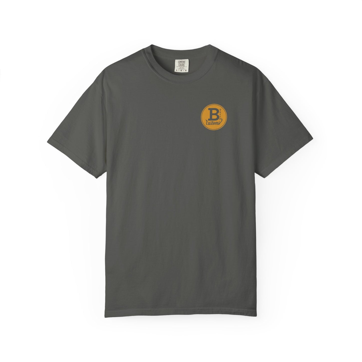 BTerry / Pittsburgh Comfort Colors T-Shirt - Yellow Logo + Back
