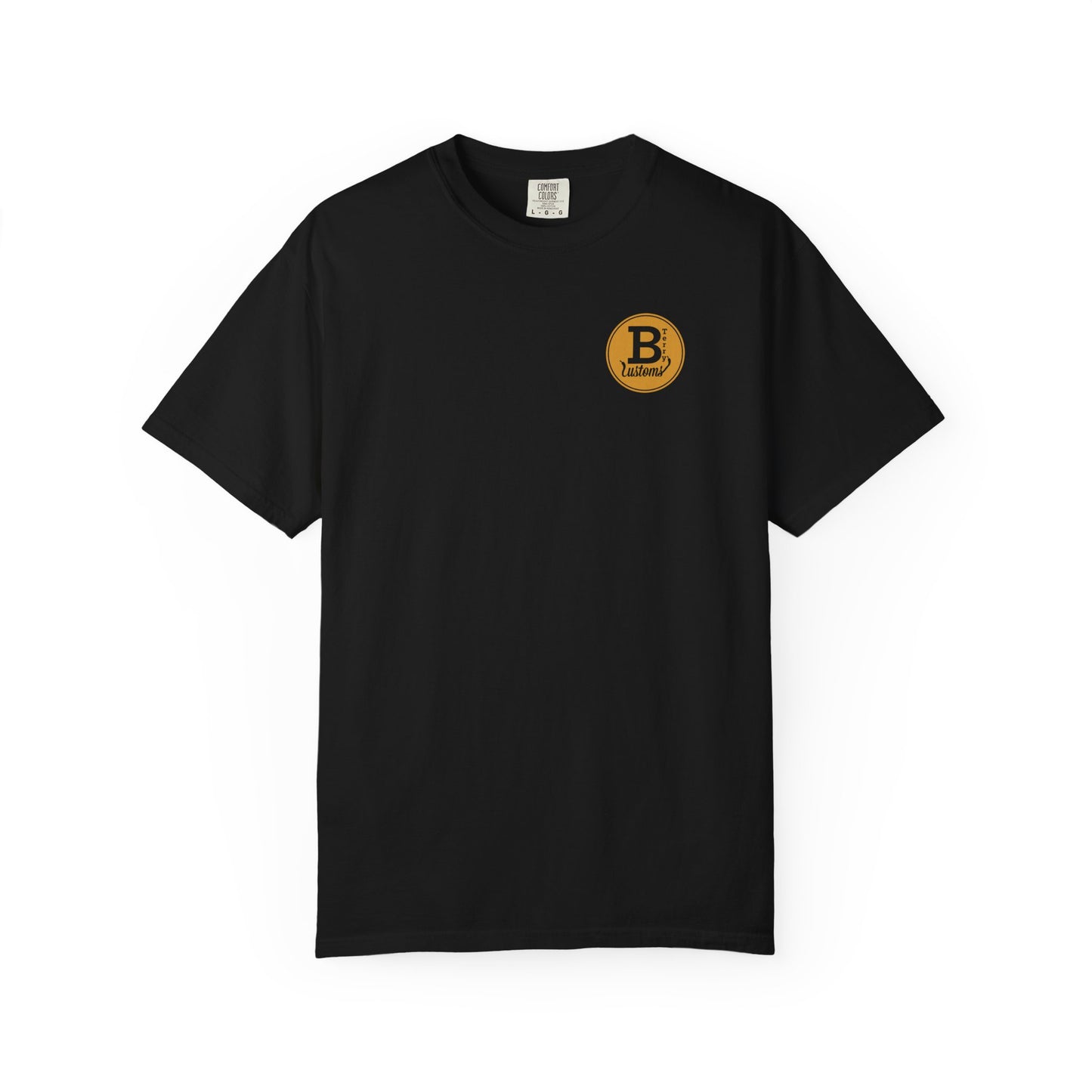 BTerry / Pittsburgh Comfort Colors T-Shirt - Yellow Logo + Back